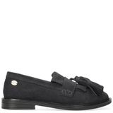 Fred de la Bretoniere Fairy Elise leren loafers met franjes - donkerblauw