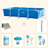 Intex Rechthoekig Frame Zwembad - 450 x 220 x 84 cm - Blauw