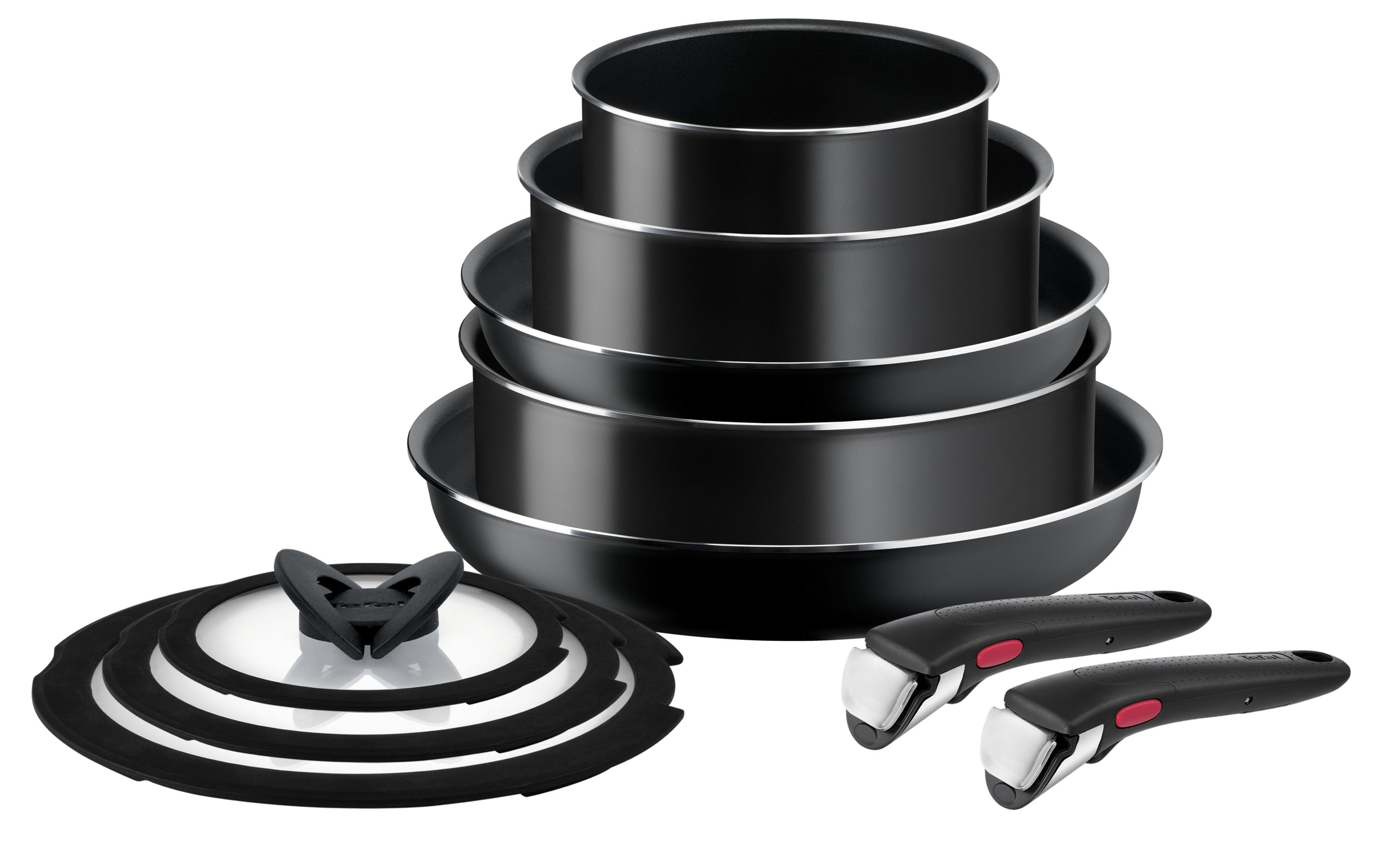 Tefal Easy On Ingenio L1599143 - Pannenset - 10-delig - Zwart