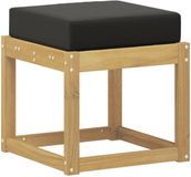 vidaXL Tuinbank, wit, 43 x 43 x 45 cm, massief acaciahout