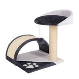 lionto Dibea Krabpaal Klimboom voor Kat, 43 x 43 x 43 cm, Grijs Wit