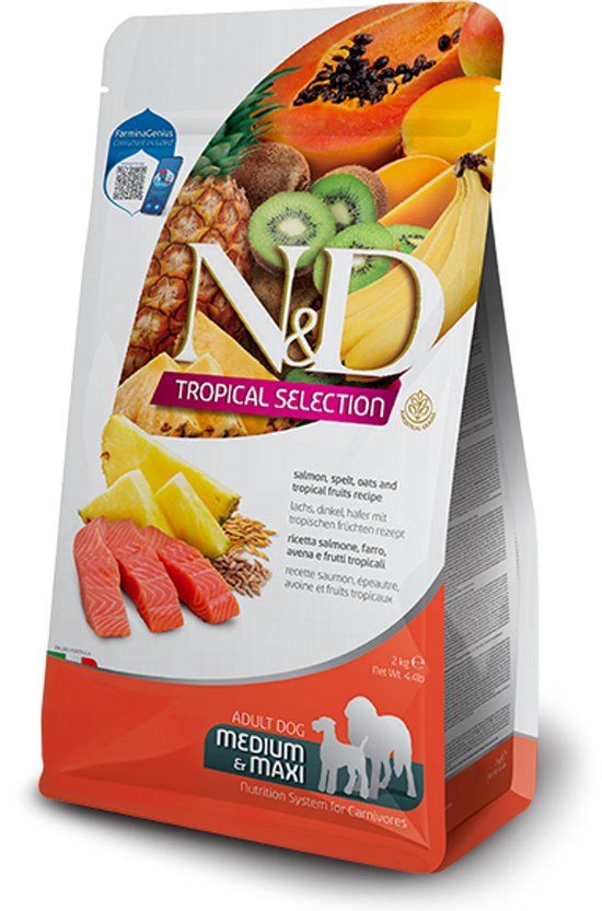 Farmina N&D Tropical Zalm Adult medi/maxi hond 2kg