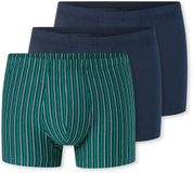 Schiesser 3PACK Shorts - 95/5 Essentials - Onderbroek Heren donkerblauw groen