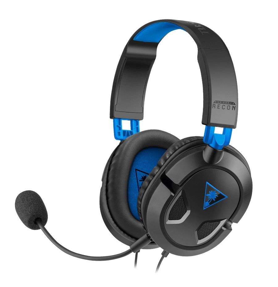 Turtle Beach Recon 50P Gaming Headset - Zwart/Blauw
