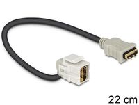 DeLOCK HDMI - HDMI Kabel - 0.22m - Zwart