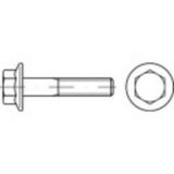 TOOLCRAFT 139626 Zeskantbouten met flens M12 25 mm Buitenzeskant DIN 6921 Staal 100 stuk(s)