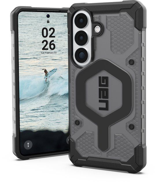 Urban Armor Gear Pathfinder Backcover geschikt voor MagSafe geschikt voor Samsung Galaxy S26 Plus - Ash Black