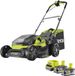RYOBI 36V hybride grasmaaier, 37 cm maaibreedte, 2 x 5 Ah accu's, mulchfunctie, RY18LMH37A-250