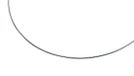 Zinzi 48cm zilveren omega collier 1mm breed ZIOM1-48