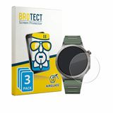 BROTECT Screenprotector 3 Stuks voor OnePlus Watch 4 Beschermglas transparant