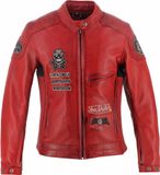 Von Dutch X Helstons Pretty Dames Motorfiets Lederen Jas