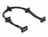 Delock 60395 câble SATA 0,4 m SATA 15 broches vers 4 x SATA 15 broches Noir