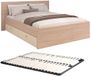 Vente-unique Cadre de lit bois beige, naturel clair 160 x 200 cm