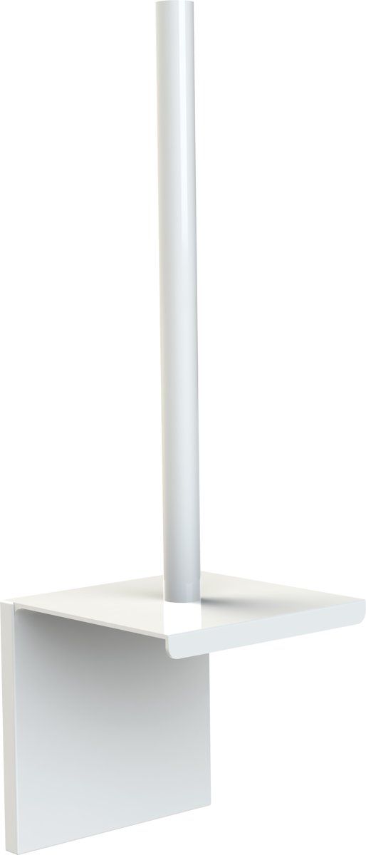 Allibert New Game wc-papier voorraadhouder mat wit gelakt aluminium
