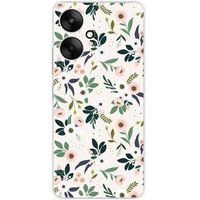 Xiaomi Redmi 13C 5G Flowers Bedrukt Siliconen Hoesje