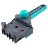 wolfcraft Superdeuvelaar - Universele Deuvelmal voor Houtverbindingen | Deuvelhulp voor 6, 8, 10 mm boringen en T-verbindingen bij planken van 12-30 mm dikte. Artikel 4640000