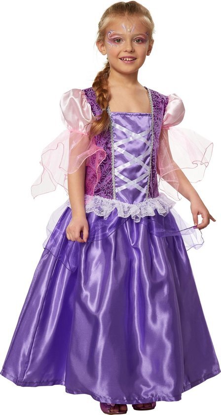 Tectake dressforfun - Meisjeskostuum prinses Lavendela 152 (11-12y) - verkleedkleding kostuum halloween verkleden feestkleding carnavalskleding carnaval feestkledij partykleding - 301745