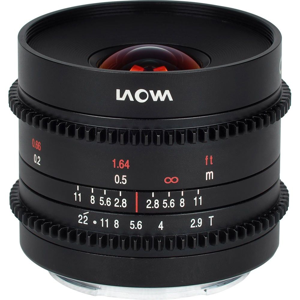 Laowa 9mm f/2.9 ZERO-D Cine Lens - Canon RF - Black