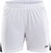 Craft Progress Contrast Short Dames - Wit / Zwart | Maat: XL