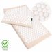 MindBaas - Spijkermat - Spijkerkussen Deluxe Set - Crème - 74 x 44 cm