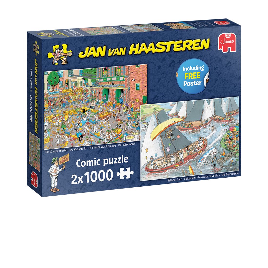 Jan van Haasteren Hollandse Tradities - 2x1000 stukjes Puzzel