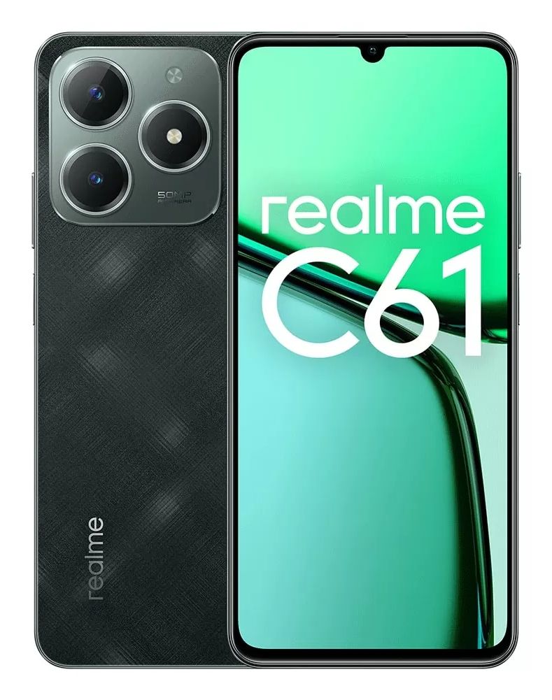 Realme C61 6.74" Dual SIM Android 14 Smartphone - 6GB/256GB - Green
