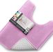 Tapis de bain Bol - Tapis de bain en mousse à mémoire de forme - Sortie de bain sécurisée - Antidérapant avec points en PVC - 51 x 61 cm - Rêve lavande