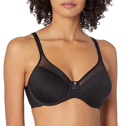 Bali Women's One Smooth U Ultra Light Illusion Halter Bra - Black - 34D