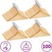 vidaXL - 100-delige Kledinghangerset - Anti-slip - Hardhout