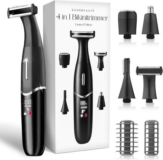 Sansbeauté  4-in-1 Ladyshaver Zwart