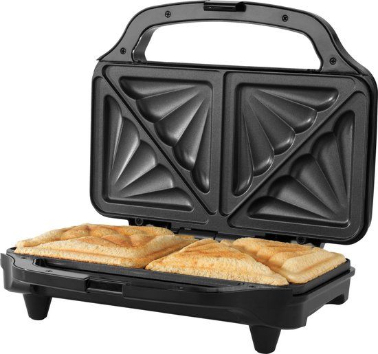 Petra PT2017TVDE XL Tosti-ijzer - 900W - Zwart