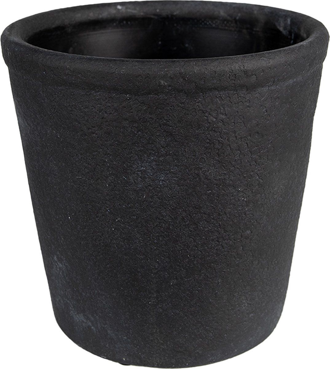 Clayre & Eef Bloempot Ø 16x16 cm Grijs Keramiek