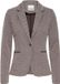 ICHI IHKATE TWILLISH BL Blazer Femme L Chevrons Polyester/Viscose/Élasthanne Marron