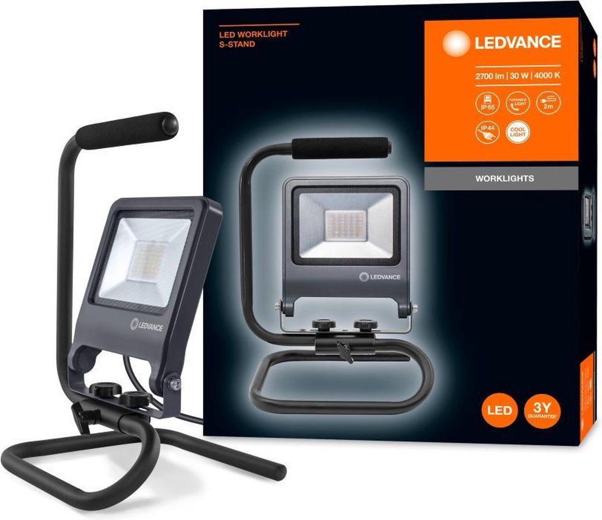 Ledvance Worklights S-STAND - LED buitenlamp - 30W - 4000K