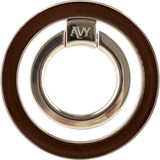 AVY Ringhouder Standaard | Vinger Houder | Compatibel met MagSafe | 360° Draaibaar | Smartphone Grip | Tijdloos Design | Stijl & Grip | Bruin
