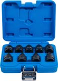 BGS Krachtdoppen set 1/2, veeltand (voor XZN) M4 - M16, 9 delig
