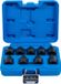 BGS Krachtdoppen set 1/2, veeltand (voor XZN) M4 - M16, 9 delig