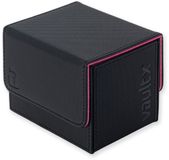 Vault X Exo-Tec® Zijbelading Trading Card Deck Box 100+ - Kaarthouder en opbergdoos - Zwart/Roze