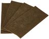 Adsamm FP-35-SA-BR-80180-4 viltplaten, zelfklevend, 80 x 180 mm, bruin, 4 stuks