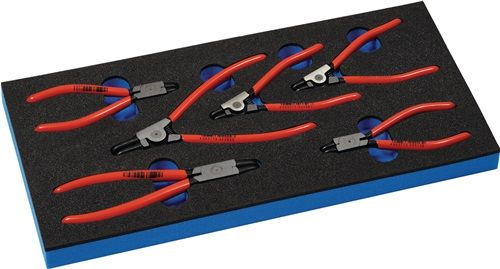 Knipex Gereedschapsmodule 6 stuks.1/3-module binnen/buitenringen J0-21/A