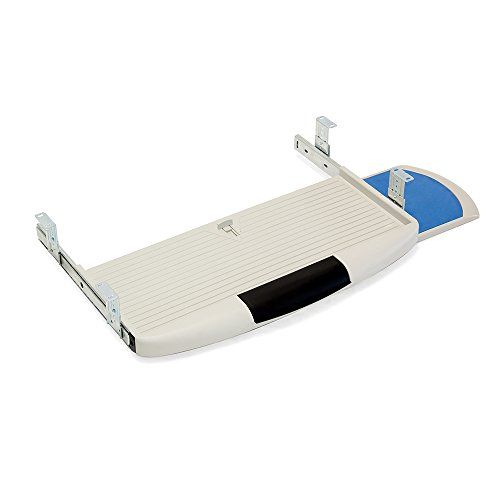 Emuca 3196621 Uittrekbare toetsenbordplank met extra inleg voor de muis