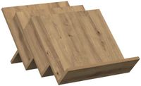 vidaXL - Tijdschriftenrek - Artisan - Eiken - 53 x 40 x 28,5 cm - Bewerkt hout