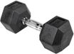 O'live Fitness Olive Hex Dumbbell 12.5kg Zilver