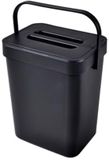 HOMEA Homéa, Hangende Compostbak, Herbruikbaar, Kunststof, 3L, 16 x 12 x 20 cm, Antraciet