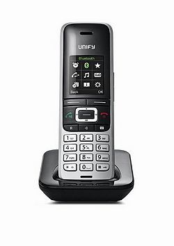 Unify OpenScape S5 IP Phone - Black/Silver - Wireless Handset