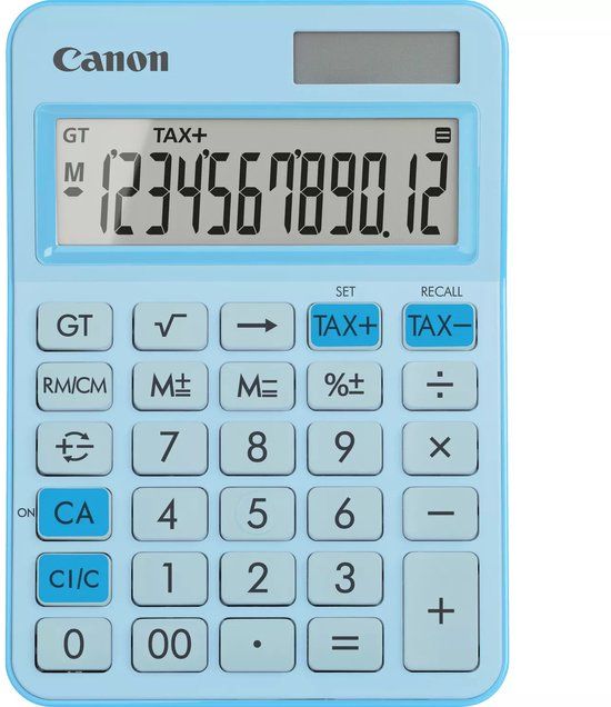 Canon LS-125KB-PBL Zakrekenmachine Pastelblauw