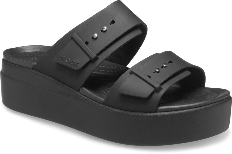 Crocs Brooklyn Buckle Clogs - Zwart - Dames - Maat 39-40