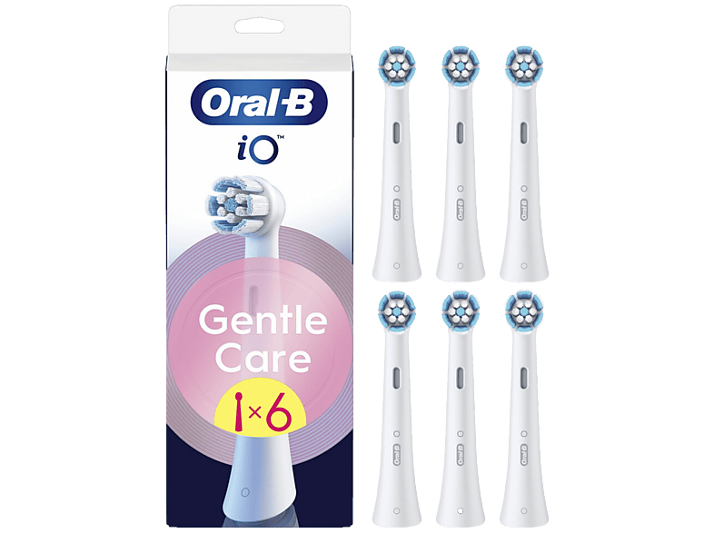Oral-B iO Gentle Care Opzetborstels - 6 stuks - Wit