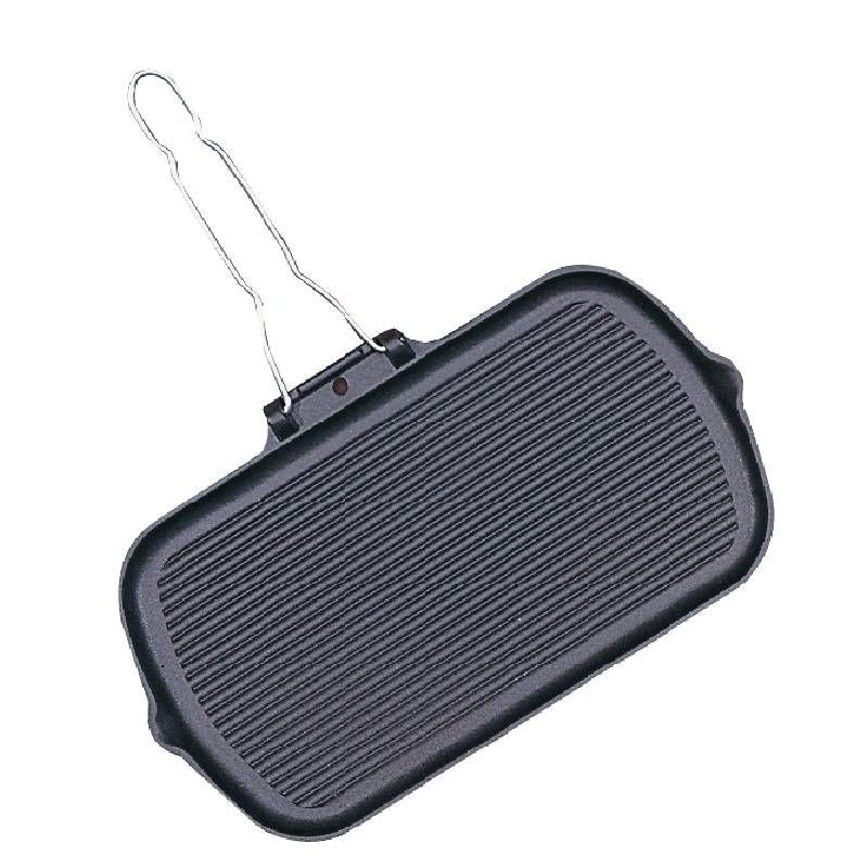 Vogue Gietijzeren grillpan - 38 x 23cm