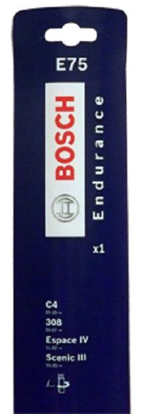 Bosch 1x Ruitenwisser Blad Endurance E75 - Zwart